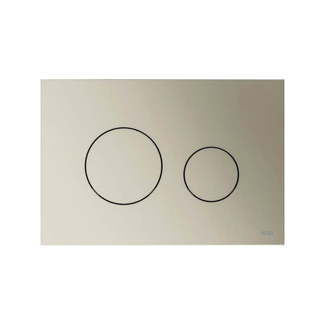 TECEloop Betjeningsplate - kraftig plast Metallic nikkel Tece Betjeningsplate og trykknapper TE-6123178