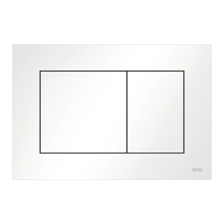 TECEnow Betjeningsplate Hvit matt Tece Betjeningsplate og trykknapper TA-6122991
