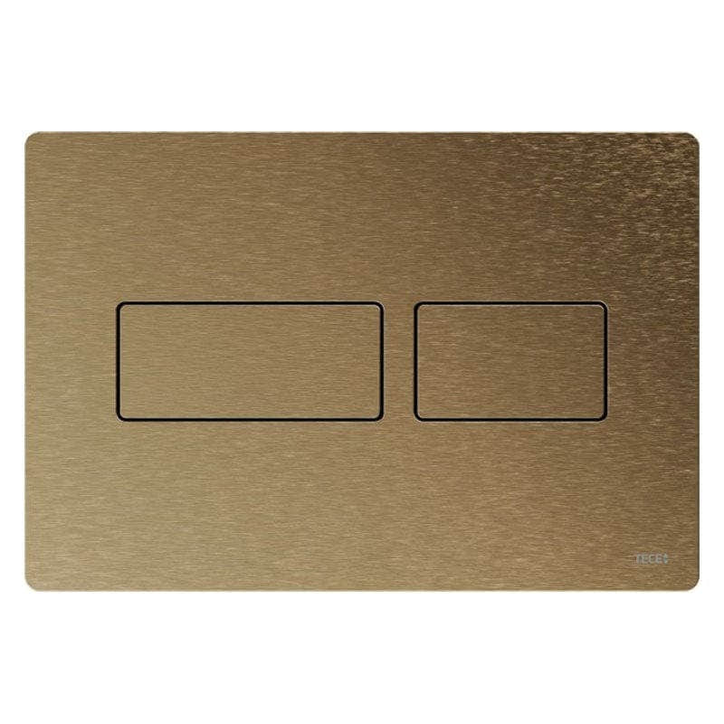 TECEsolid WC Betjeningsplate Børstet bronse Tece Betjeningsplate og trykknapper TE-1390494