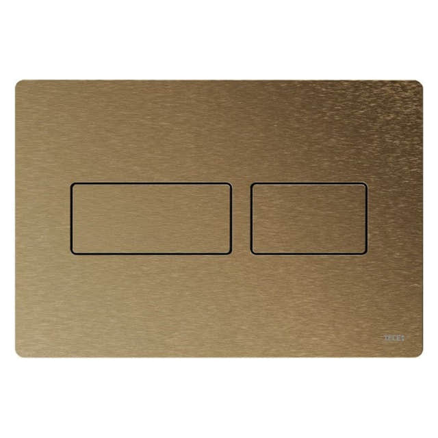 TECEsolid WC Betjeningsplate Børstet bronse Tece Betjeningsplate og trykknapper TE-1390494