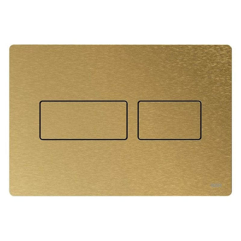 TECEsolid WC Betjeningsplate Børstet messing Tece Betjeningsplate og trykknapper TE-1390495