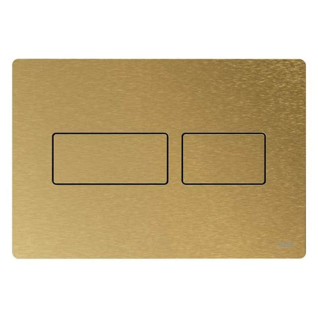 TECEsolid WC Betjeningsplate Børstet messing Tece Betjeningsplate og trykknapper TE-1390495