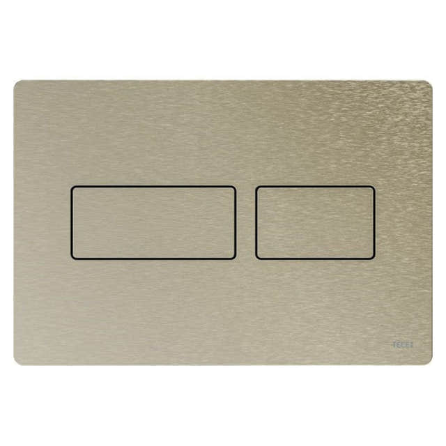 TECEsolid WC Betjeningsplate Børstet nikkel Tece Betjeningsplate og trykknapper TE-1390496