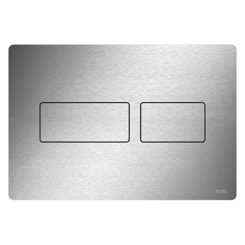 TECEsolid WC Betjeningsplate Børstet stål anti-fingermerke Tece Betjeningsplate og trykknapper TE-6122645