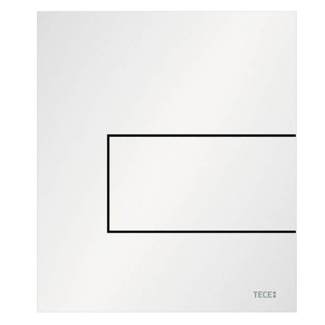 TECEsquare Urinal Betjeningsplate Metall Hvit matt Tece Betjeningsplate og trykknapper TE-6122994