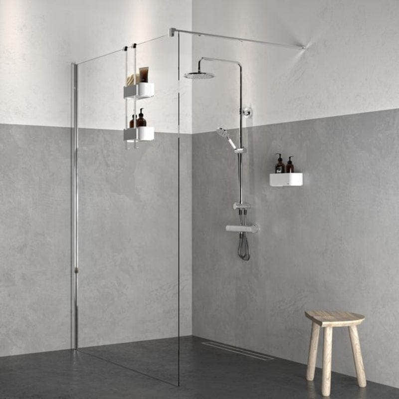 Tiger 2-Store Shower Caddy Dusjkurv  Tiger Dusjhylle