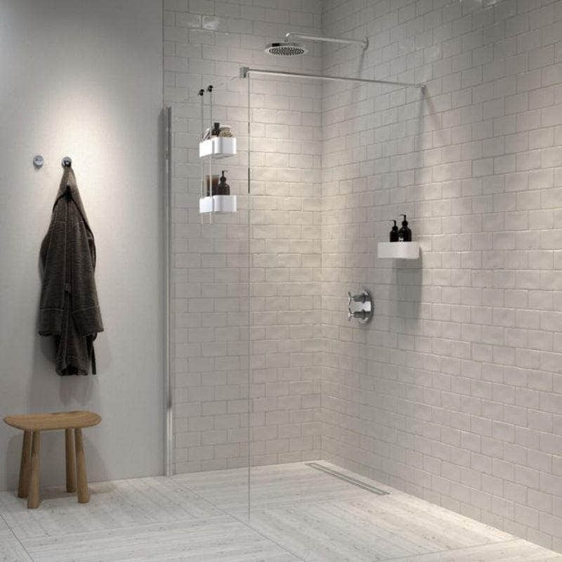 Tiger 2-Store Shower Caddy Dusjkurv  Tiger Dusjhylle