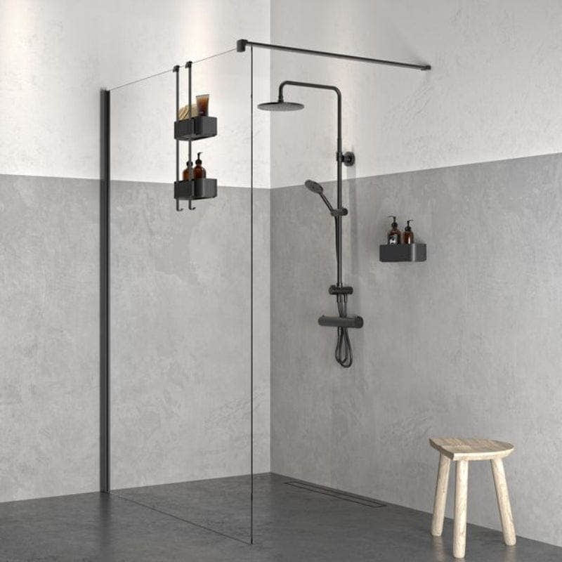 Tiger 2-Store Shower Caddy Dusjkurv  Tiger Dusjhylle