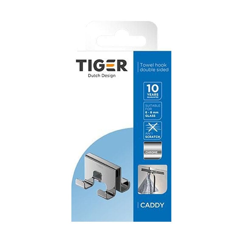 Tiger Caddy dobbel krok til glassvegg Tiger Knagger