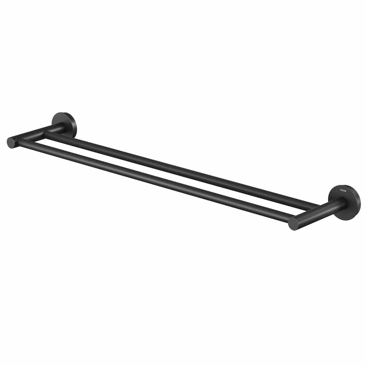 Tiger Orion Håndklestang 60cm Dobbel Svart Tiger Håndklestang CO-800657