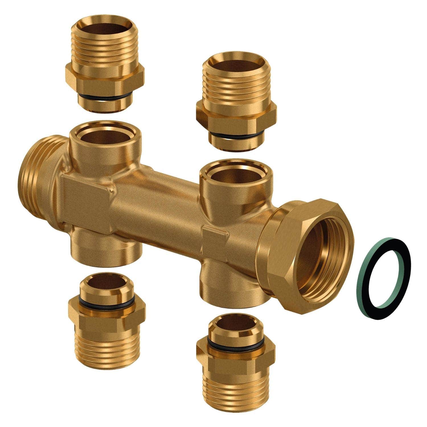 Uponor Aqua Plus Fordeler 2+2 50mm Uponor Fordeler tappevann HEI-5110171