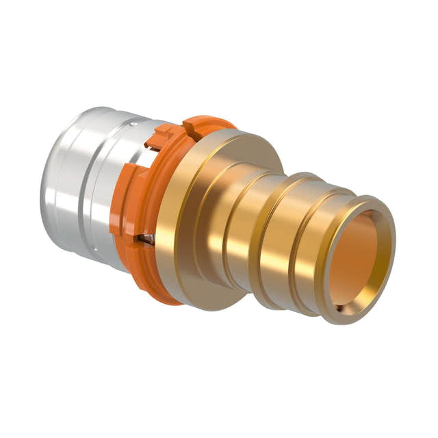 Uponor DR S-press Overgang Q&E 20mm Uponor Rørdeler tappevann HEI-1459340