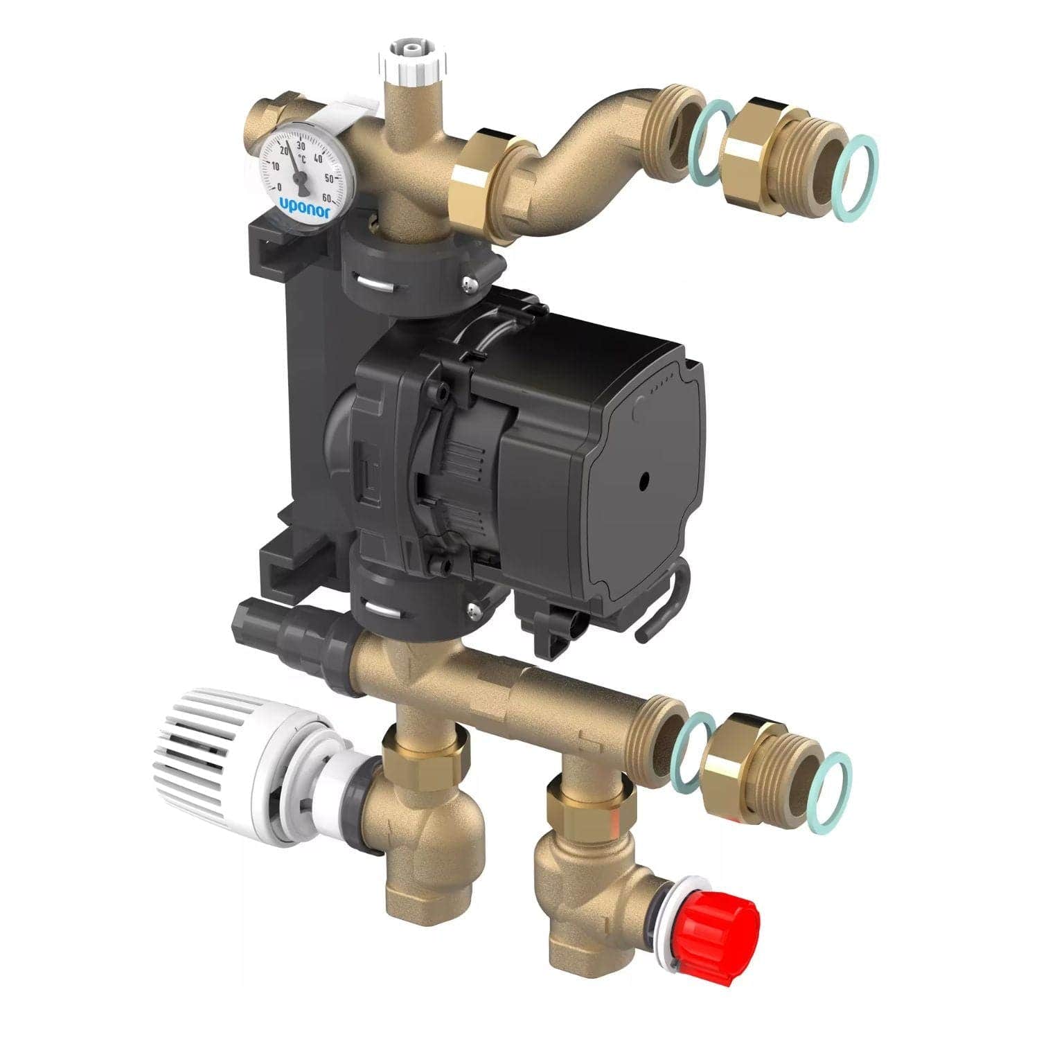 Uponor Fluvia Push 23 B-W T Pumpegruppe Uponor HEI-8361001