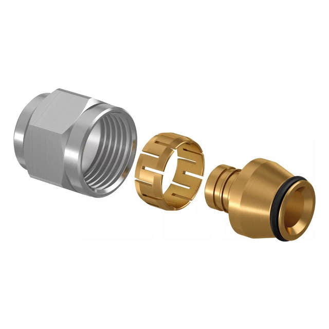 Uponor FPL-X PEX DR Koblingsett - Forniklet 12mx1.7xG1/2" Uponor Rørdeler tappevann HEI-5110463