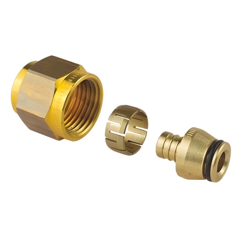 Uponor FPL-X PEX DR Koblingsett - Messing 12x1.7xG1/2" Uponor Rørdeler tappevann HEI-5110469