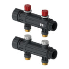 Uponor Magna Fordeler med Ventil - 2 uttak