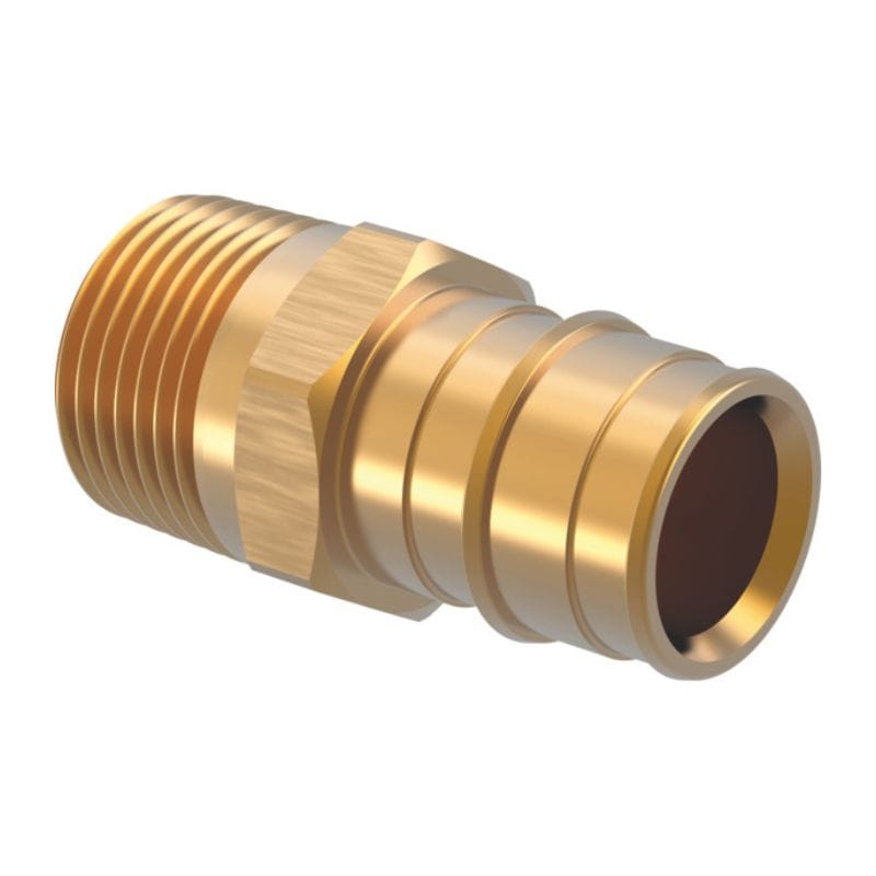 Uponor MT Rettnippel Q&E 25xR3/4" Uponor Rørdeler tappevann HEI-1459345