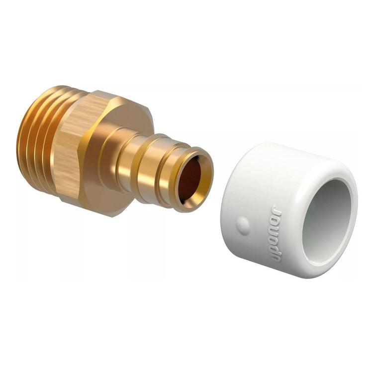 Uponor Q&E DR Rettnippel Utvendig