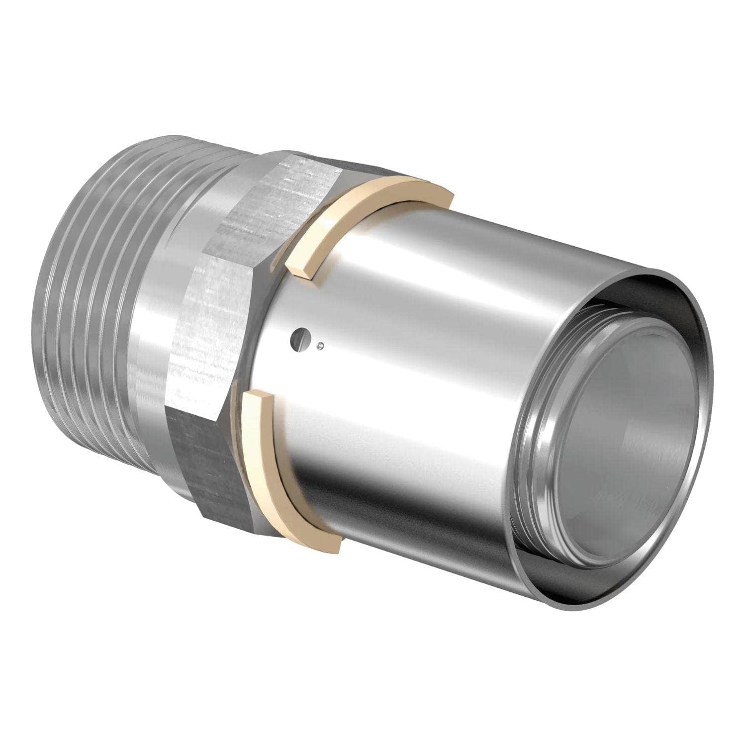 Uponor S-Press Adapter med Utvendige gjenger 63mm Uponor Rør pressfitting HEI-5114378