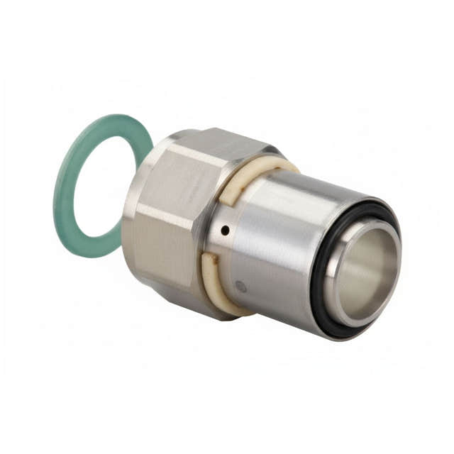 Uponor S-Press DR Rettnippel Innvendig 1 1/2x50mm Uponor Rørdeler tappevann HEI-5079092