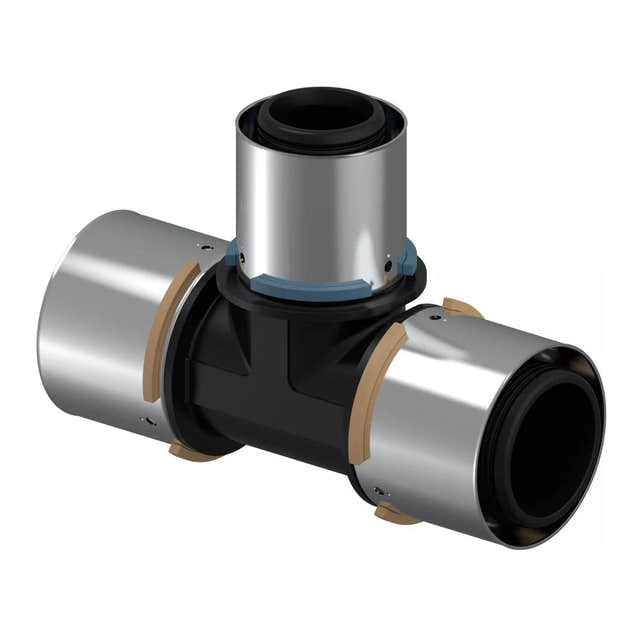 Uponor S-Press Kompositt T-rør 50x40x50mm Uponor T-rør pressfitting HEI-5072015
