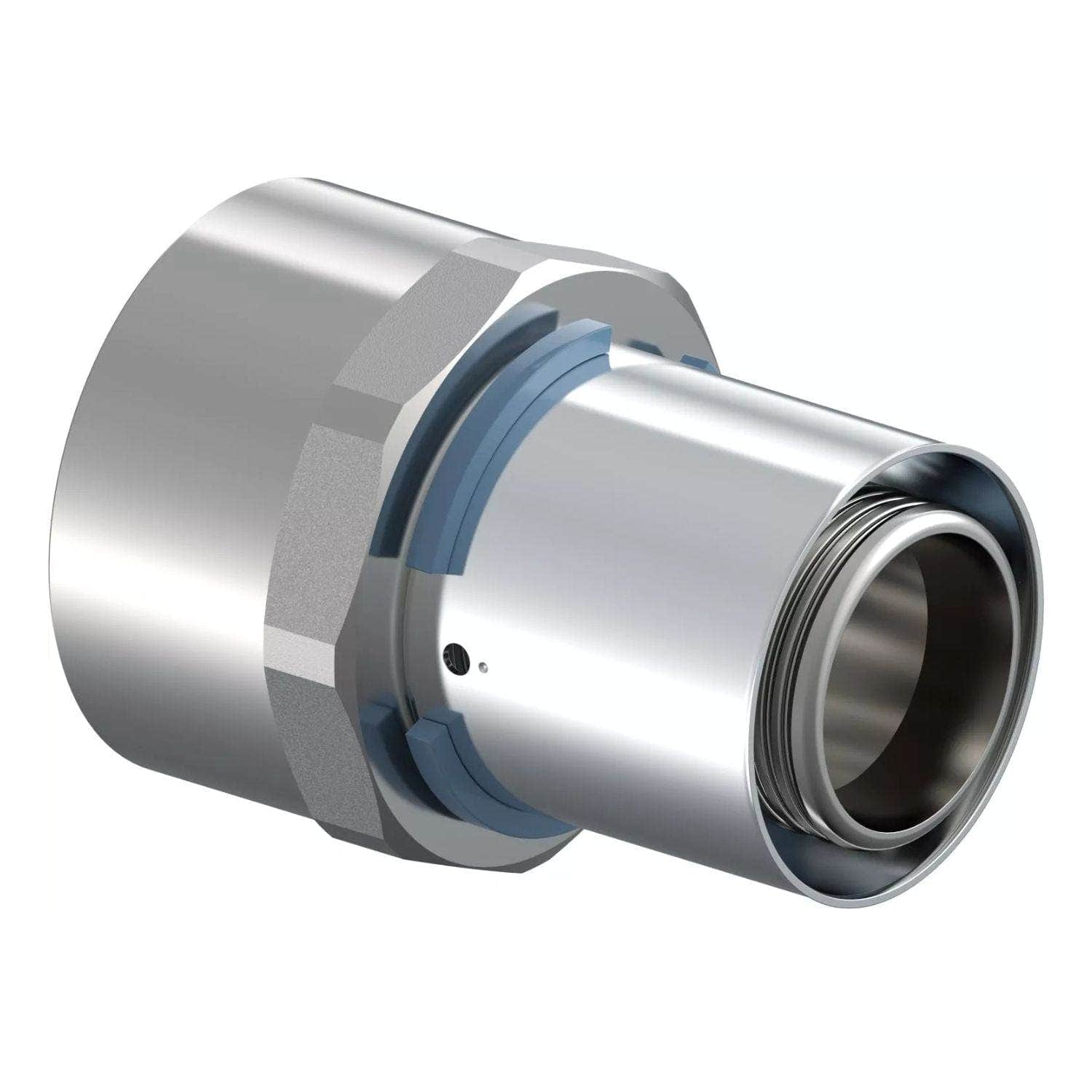 Uponor S-Press Messing Rettnippel Innvendig 40mmx1 1/2" Uponor Rør pressfitting HEI-5071552