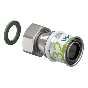 Uponor S-Press Plus Adapter med Løpemutter