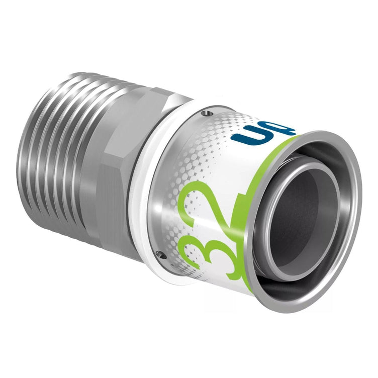 Uponor S-Press Plus Adapter med Utvendig gjenge