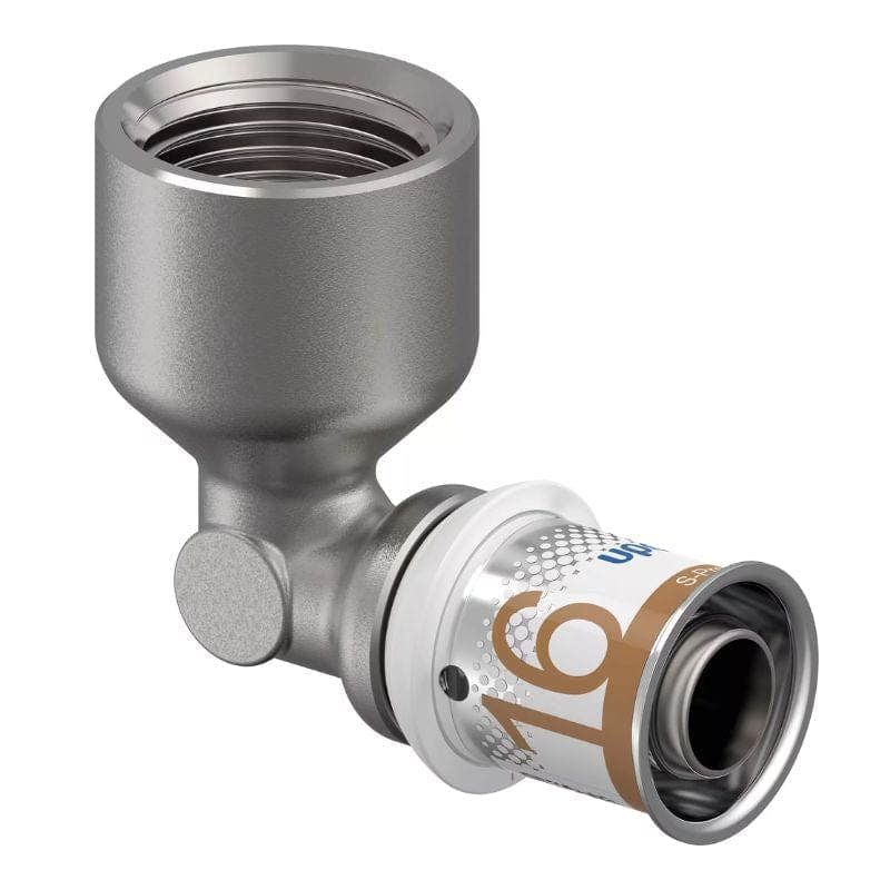 Uponor S-Press Plus Albue med Innvendig gjenge 16mm-1/2" Uponor Albue pressfitting HEI-5114467