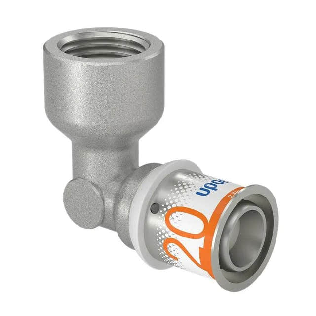Uponor S-Press Plus Albue med Innvendig gjenge 20mm-1/2" Uponor Albue pressfitting HEI-5114468