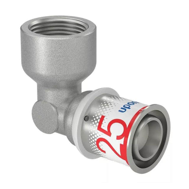 Uponor S-Press Plus Albue med Innvendig gjenge 25mm-3/4" Uponor Albue pressfitting HEI-5114471