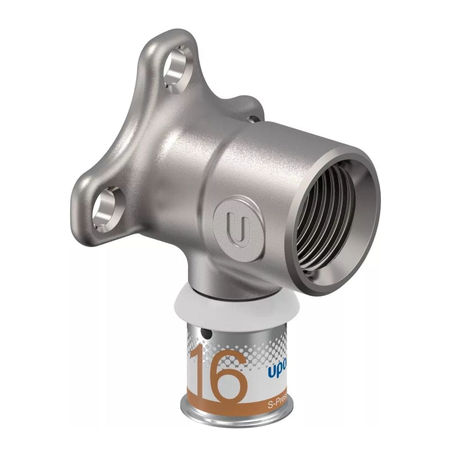Uponor S-Press Plus M Platealbue 16mm-1/2" Uponor Platealbue pressfitting HEI-5114548