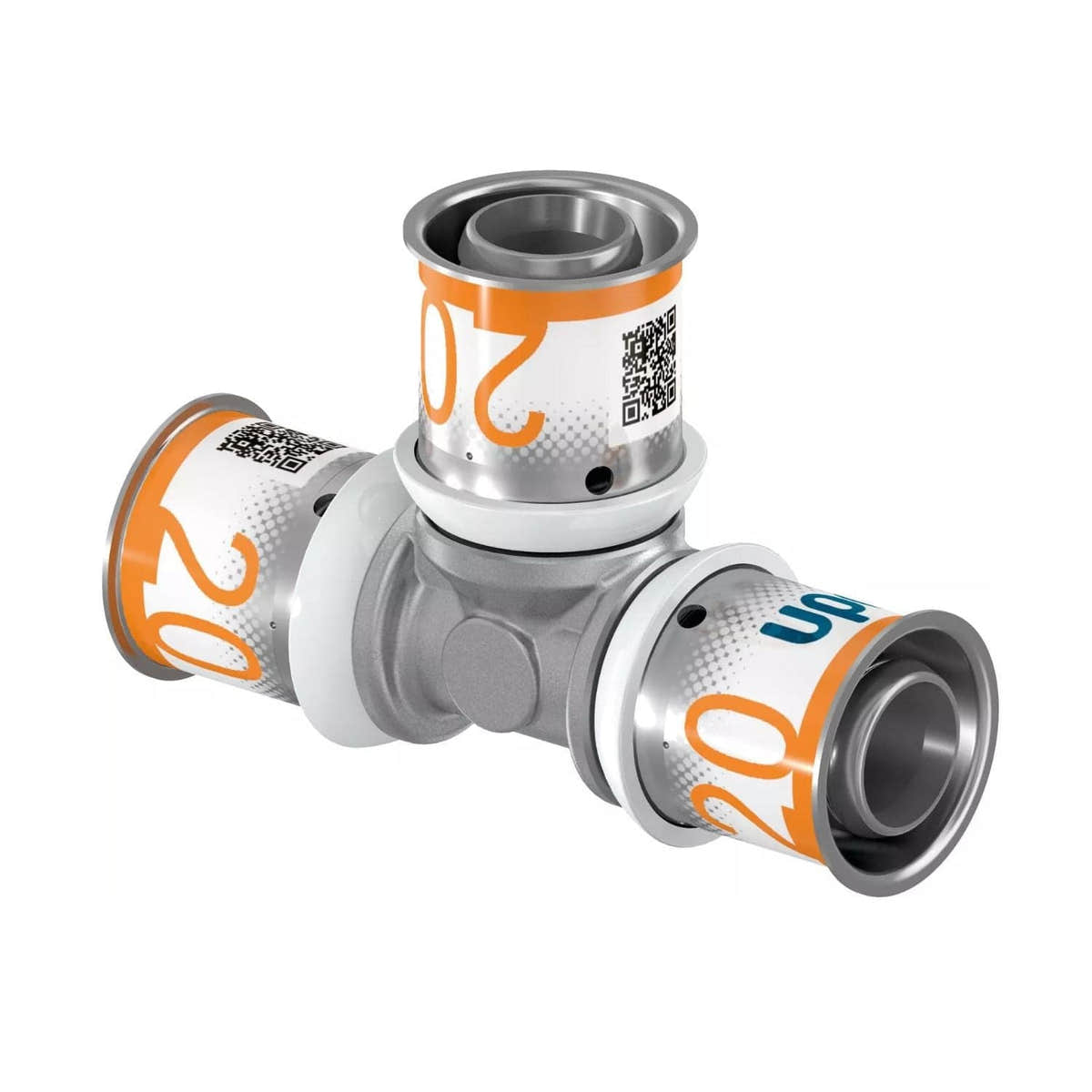 Uponor S-Press Plus T-rør 20mm Uponor T-rør pressfitting HEI-5114487