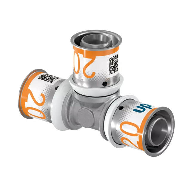 Uponor S-Press Plus T-rør 20mm Uponor T-rør pressfitting HEI-5114487