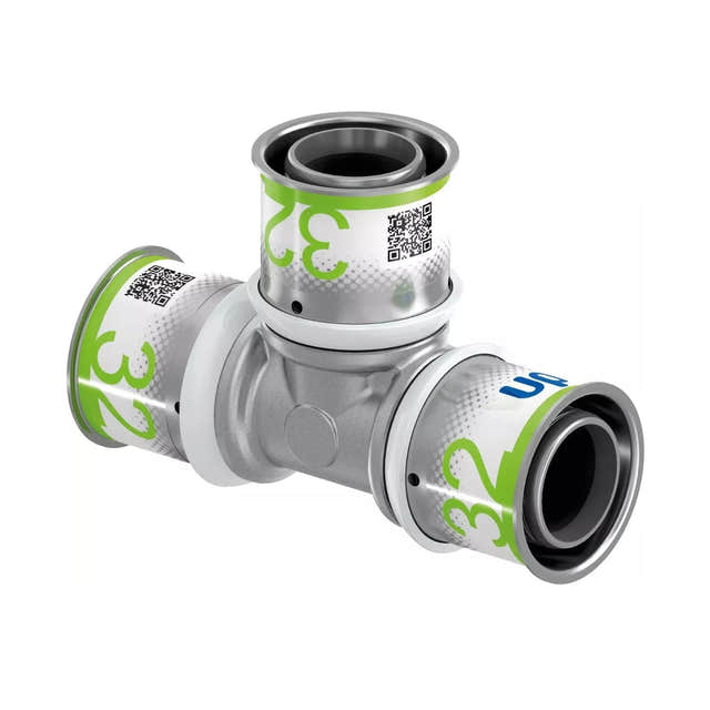 Uponor S-Press Plus T-rør 32mm Uponor T-rør pressfitting HEI-5114489