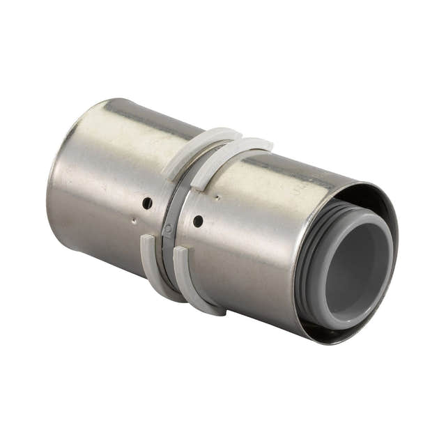 Uponor S-Press PPSU Kompositt Skjøtemuffe 63x63 Uponor Rørdeler tappevann HEI-5114363