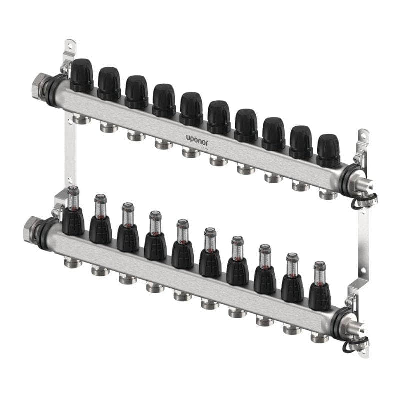 Uponor Vario FM Gulvvarmefordeler 2-12 kurser 10 kurser Uponor Gulvvarmefordeler HEI-8361368