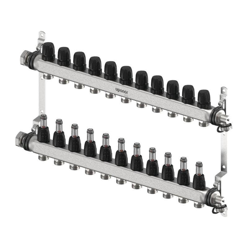Uponor Vario FM Gulvvarmefordeler 2-12 kurser 11 kurser Uponor Gulvvarmefordeler HEI-8361369