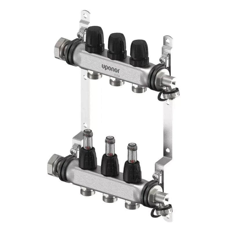 Uponor Vario FM Gulvvarmefordeler 2-12 kurser 3 kurser Uponor Gulvvarmefordeler HEI-8361361