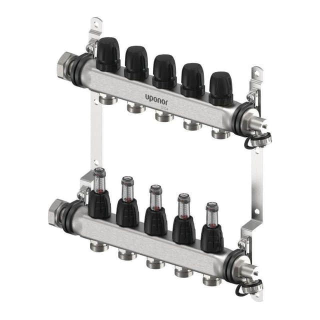 Uponor Vario FM Gulvvarmefordeler 2-12 kurser 5 kurser Uponor Gulvvarmefordeler HEI-8361363