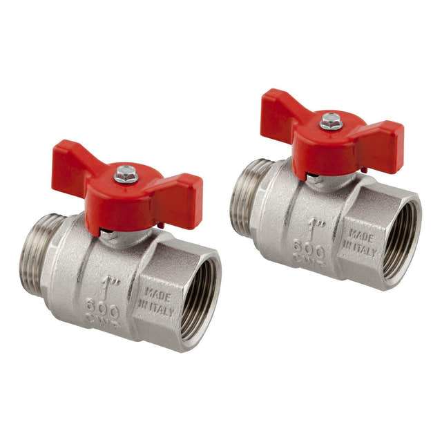 Uponor Vario NP Kuleventil 1" Uponor Ventil gulvvarme HEI-8361113
