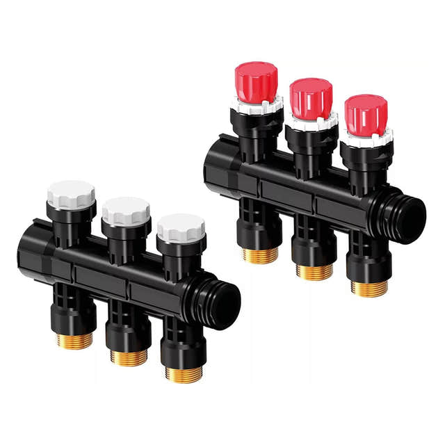 Uponor Vario Plus Fordeler med Ventil Eurocone 3 kurser Uponor Gulvvarmefordeler HEI-8362714