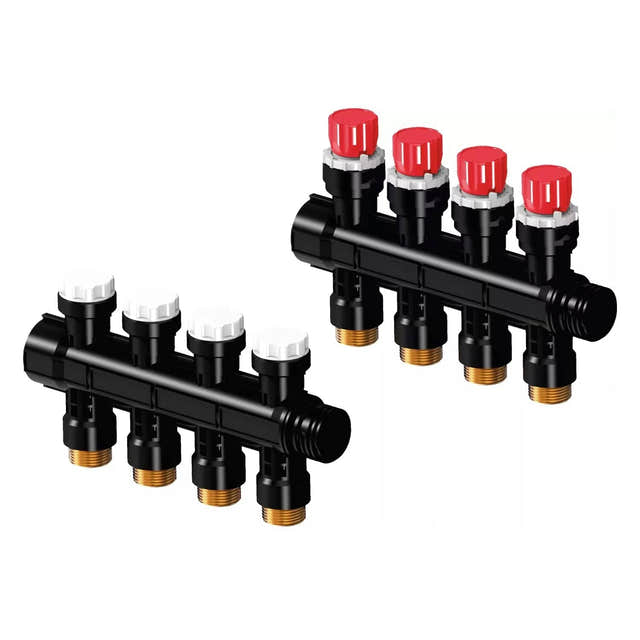 Uponor Vario Plus Fordeler med Ventil Eurocone 4 kurser Uponor Gulvvarmefordeler HEI-8362715