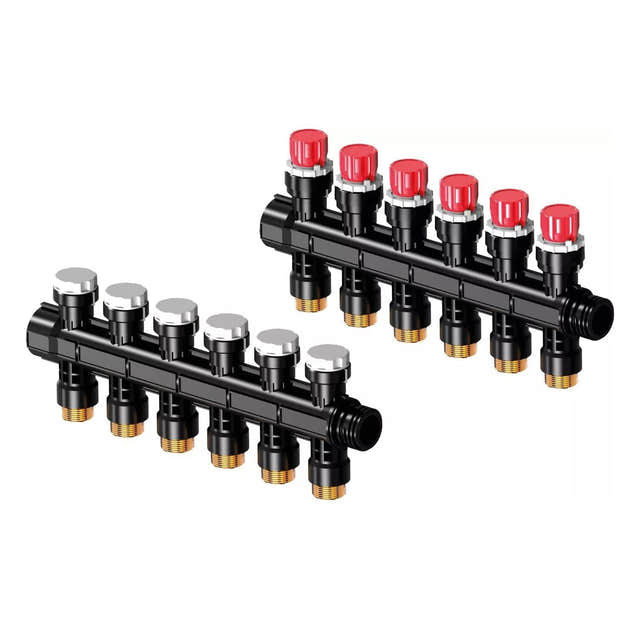 Uponor Vario Plus Fordeler med Ventil Eurocone 6 kurser Uponor Gulvvarmefordeler HEI-8362716