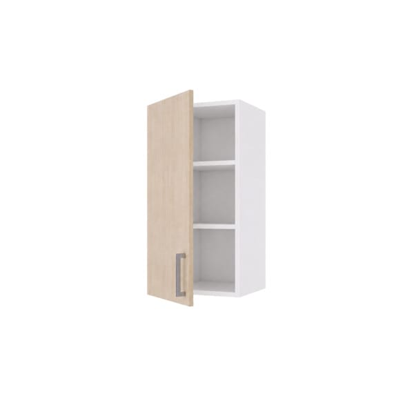 Vaskerom: Linn Bad Overskap 1 dør med 2 hyller Ask / 60cm Linn Bad Veggskap vaskerom LB-751106