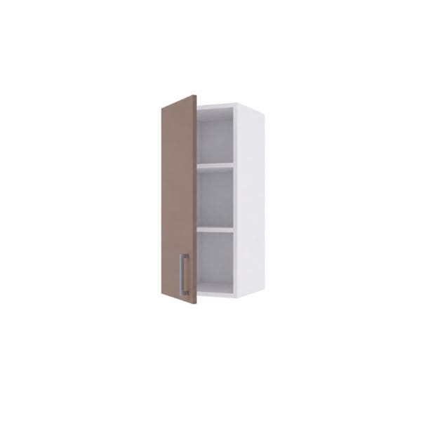 Vaskerom: Linn Bad Overskap 1 dør med 2 hyller Lun beige / 60cm Linn Bad Veggskap vaskerom LB-791106