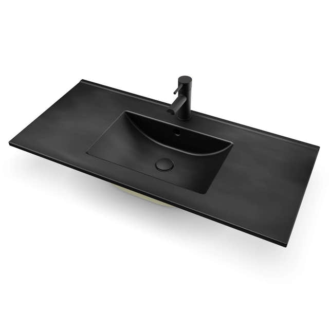 VikingBad ADA D46 Møbelservant B60-120cm Svart matt / Thin H1,8cm / 100cm VikingBad Møbelservant VB-015306