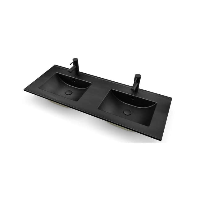 VikingBad ADA D46 Møbelservant B60-120cm Svart matt / Thin H1,8cm / 120cm dobbel VikingBad Møbelservant VB-015308