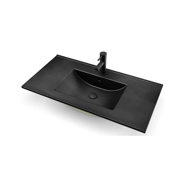 VikingBad ADA D46 Møbelservant B60-120cm Svart matt / Thin H1,8cm / 90cm VikingBad Møbelservant VB-015305