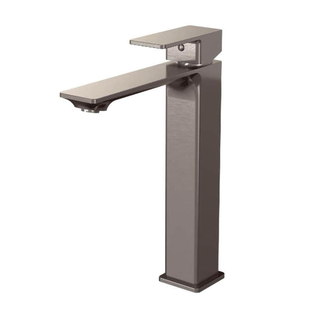 VikingBad Ask Høy Servantbatteri H280mm Børstet grå VikingBad Servantbatteri VB-005870-06